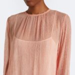 Emmeline Ruffled Silk Chiffon Minidress Thumbnail 4