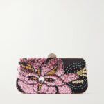Carry Secrets Minaudiere Embellished Satin Clutch Thumbnail 1