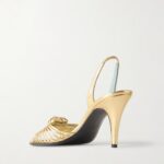 Couer Royal 85 Metallic Leather Sandals Thumbnail 2