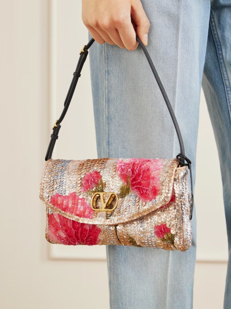 DeVain Sequined Shoulder Bag Full Size Image 3