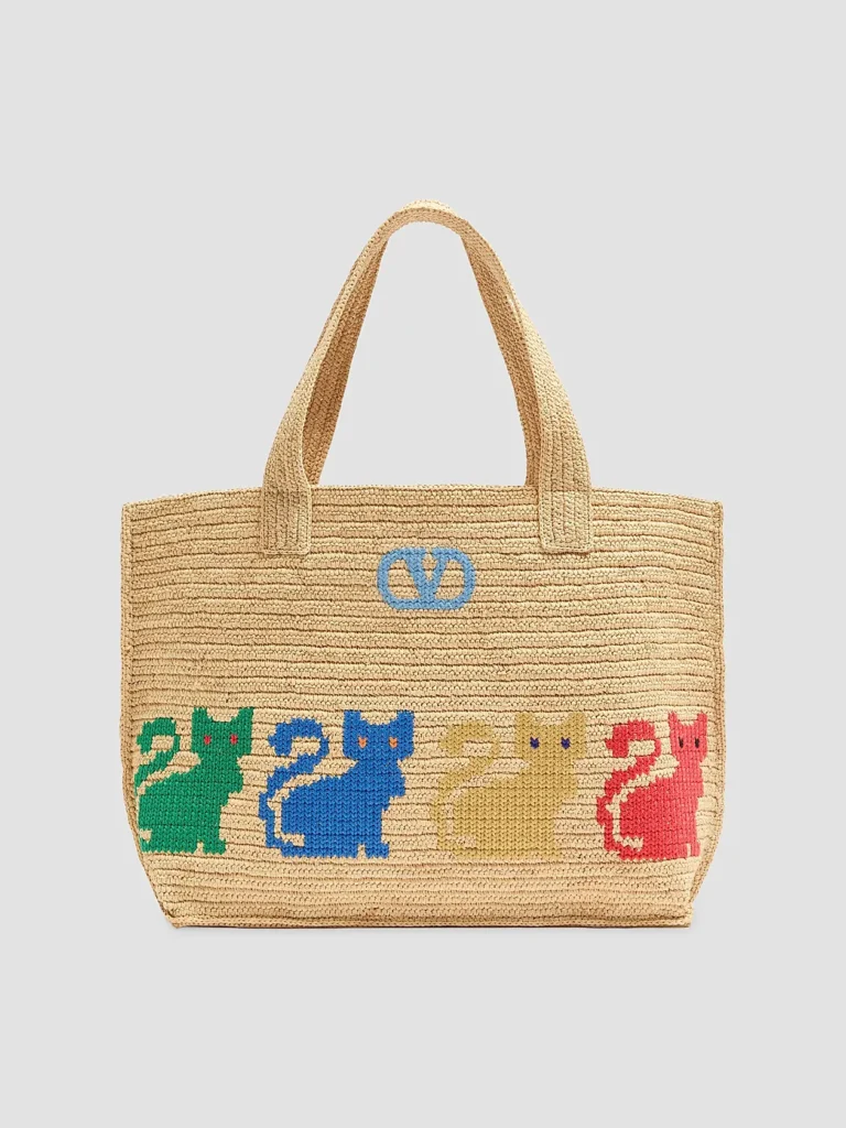 Raffia Tote Bag Full Size Image 1