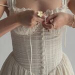 The Fae Midi Dress in Chantilly Thumbnail 3